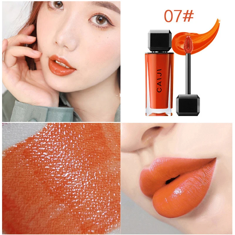 Очаровательная жидкая Татуировка блеск для губ блестящая Увлажняющая помада
