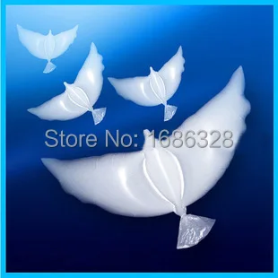 10pcs/lot White Pigeon Helium Balloon Eco Flying Dove Wedding Party Decoration Balo Inflatable Air Balloons | Дом и сад
