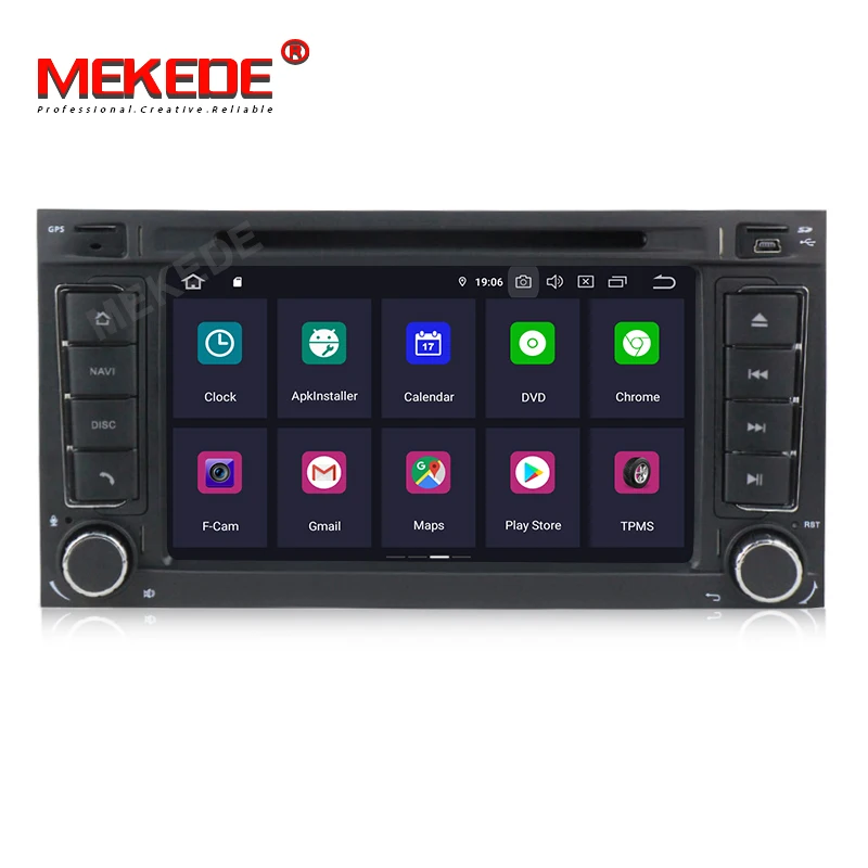 Автомобильный dvd проигрыватель PX30 Mekede Android 9 0 DSP IPS gps для Volkswagen/Touareg Transporter T5 Multivan 2002