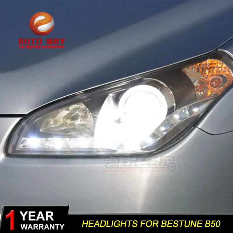 Автомобильный Стайлинг для BESTUNE B50 фары 2009-2012 BESTUNE B50 фары светодиодный DRL Биксеноновые линзы Высокий Низкий луч парковка противотуманные La