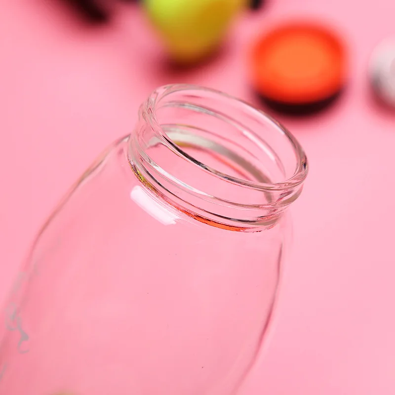 Большая емкость стеклянная бутылка для воды влюбленных с изоляционным тканевым