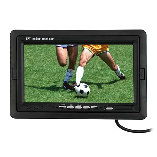 XYCING 7 дюймов TFT lcd цветной 800*480 автомобильный монитор для камеры наблюдения Автомобильная камера заднего вида-2 AV вход автомобильный монитор заднего вида