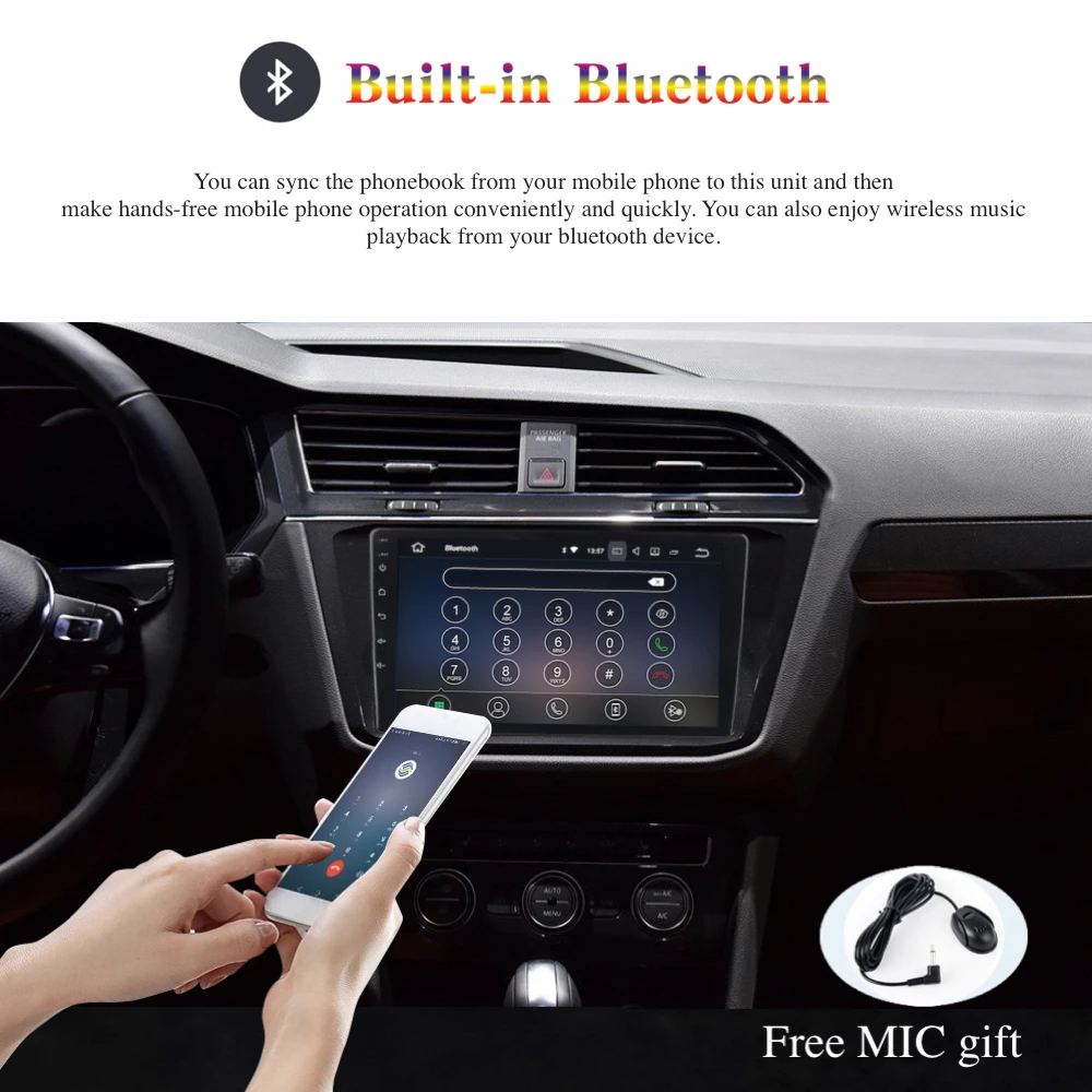 Android 9,0 Автомагнитола 2 Din gps Navi для Golf Tiguan Atlas Polo Passat PX6 DSP ips HDMI 4 Гб+ 64 Гб RDS wifi USB BT AUX