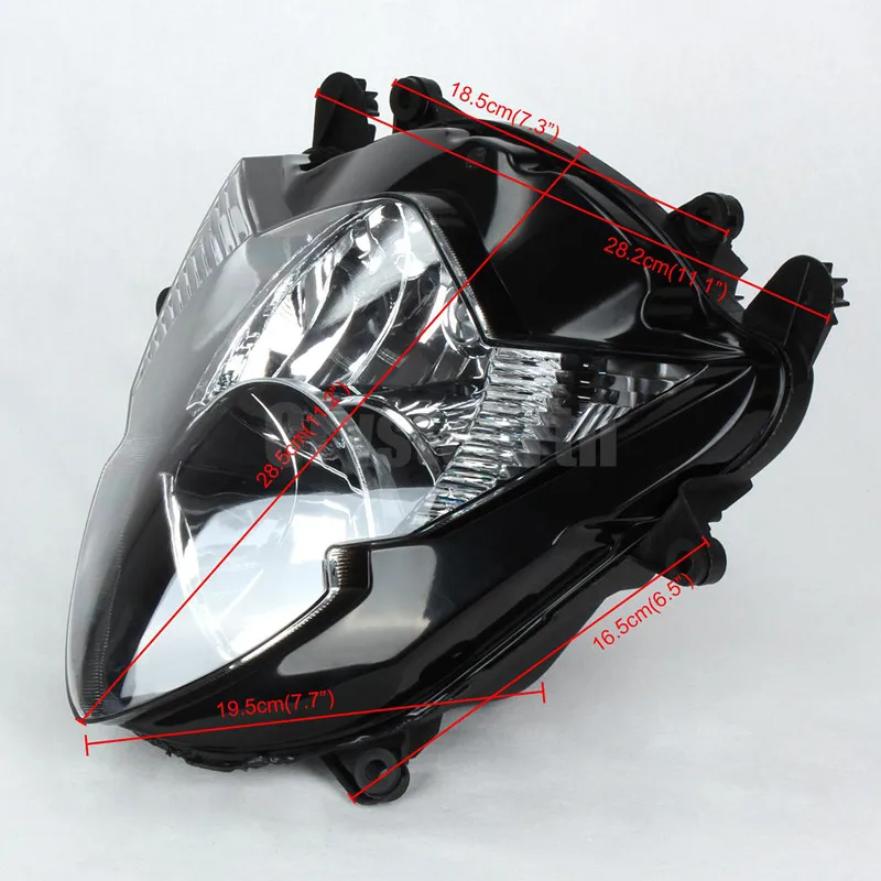 Передняя фара для мотоцикла Suzuki 05 06 GSXR1000 GSXR 1000 08 09 GSX650F GSX 650F прозрачная 2005 2006| |
