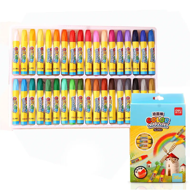 Deli масляная Пастельная восковая ручка для рисования художественные аксессуары