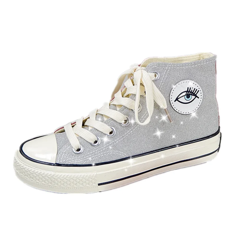 Женская обувь Новинка 2019 года женская спортивная Высокая парусиновая для