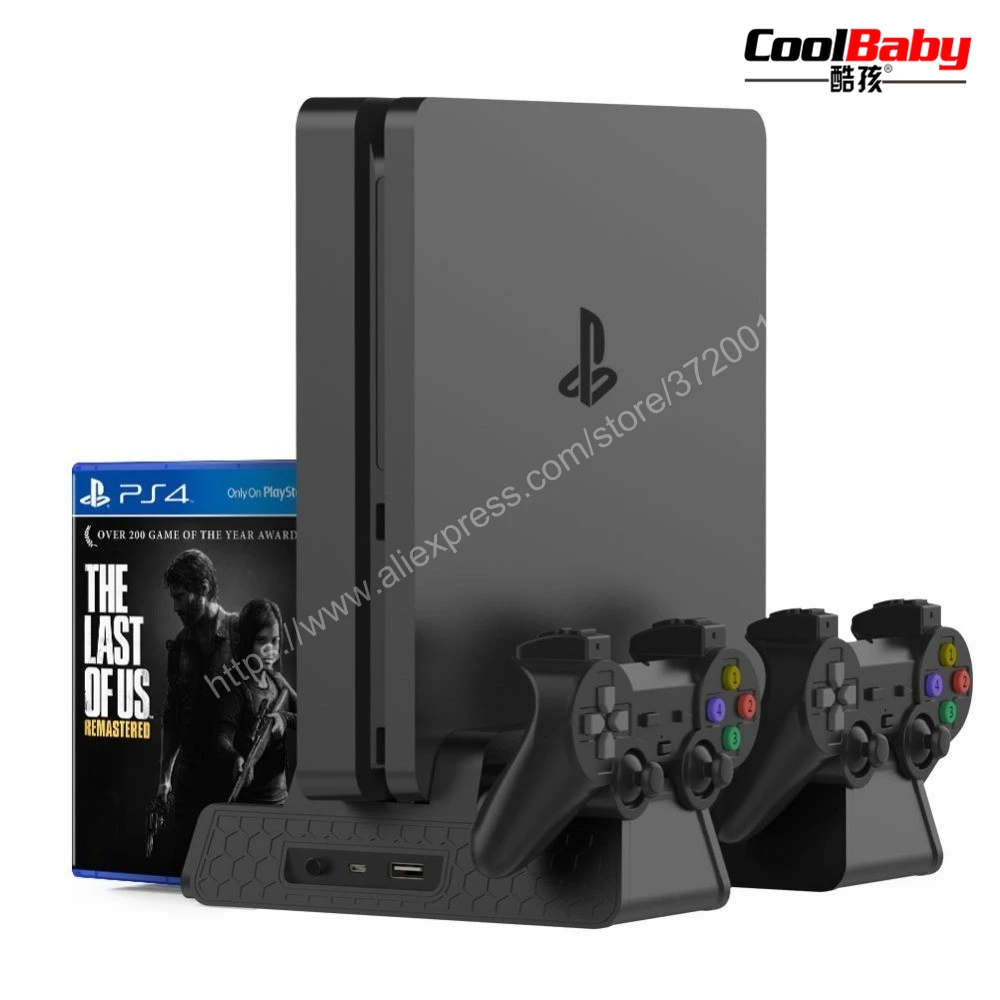 Вертикальный охлаждающий вентилятор для консоли PS4/PS4 Slim/PS4 Pro | Электроника