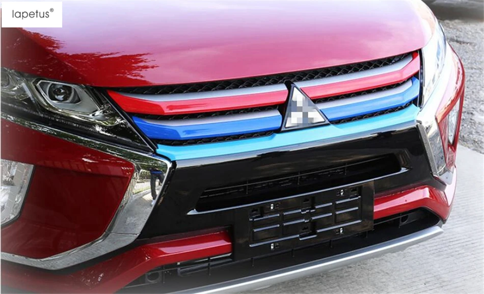 Аксессуары Lapetus подходят для Mitsubishi Eclipse Cross 2018 2021 ABS передняя решетка гриль