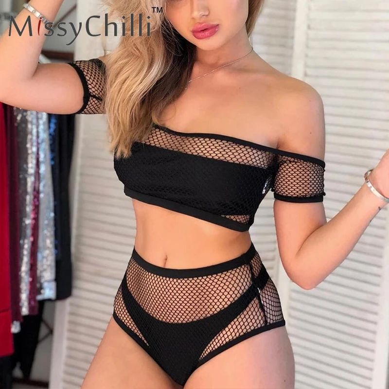 MissyChilli лето 4 шт Костюмы Боди Бразилия одежда для купания купальные костюмы Высокая талия бикини Пуш Ап купальник сетка сексуальный купальный костюм