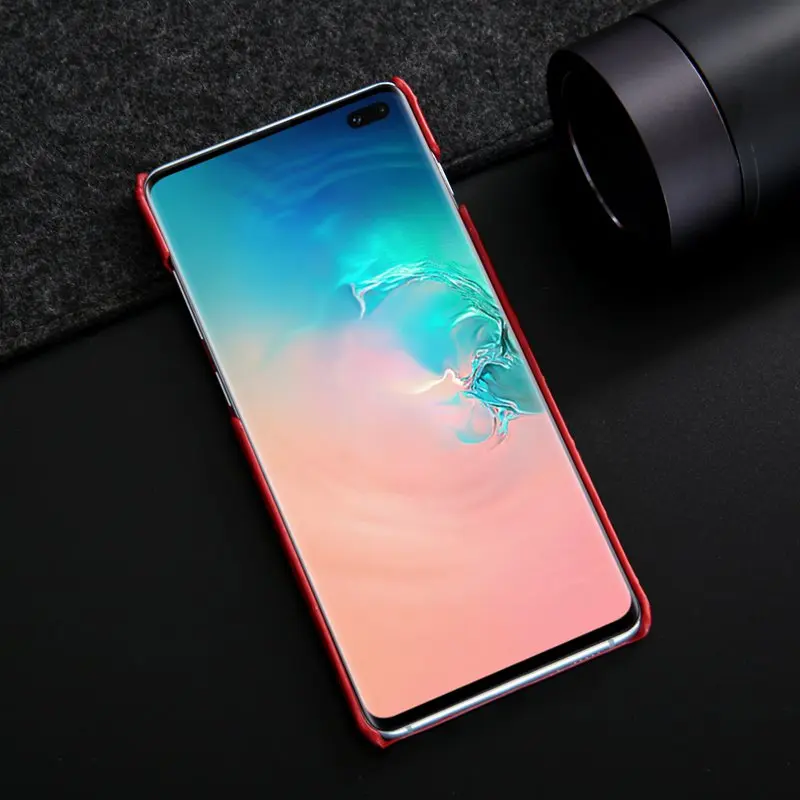 Чехол MAKEULIKE из натуральной кожи для samsung Galaxy S10 Plus, Роскошный Жесткий чехол из кожи аллигатора для телефона, чехол для samsung S10 Plus