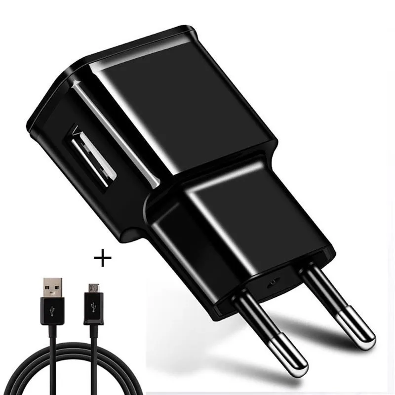 Тип C кабель зарядного устройства микро-usb для samsung Galaxy A50 A70 A30 A20 A10 M10 M20 M30 S8 S9 S10 плюс S10E S7 S6 край 5V 2A Зарядное устройство - Тип штекера: 1 set Micro Black