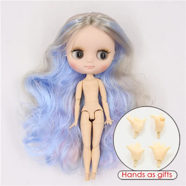 Фабрика blyth Middie кукла шарнир тело матовое лицо 1/8 20 см голая кукла - Цвет: matte face-l