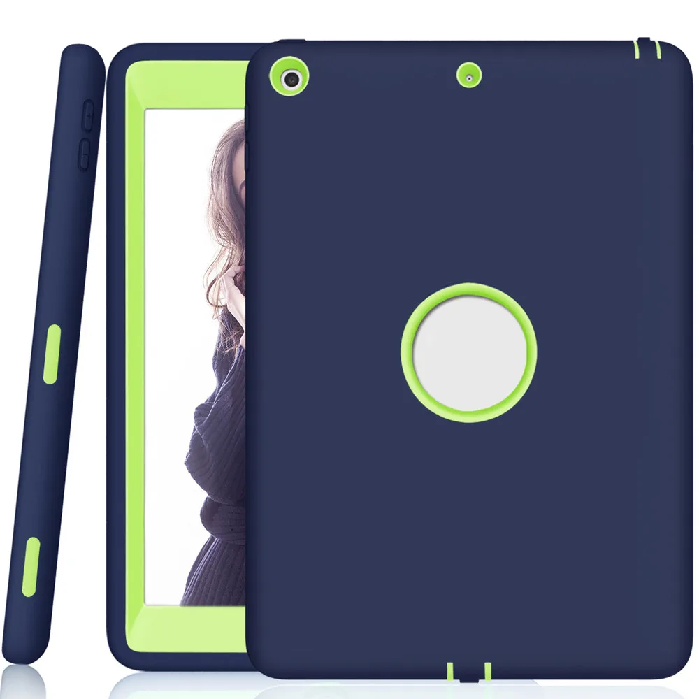 Для iPad 9 7 2017/2018 жесткий резиновый Гибридный планшет защитный чехол для планшета 20J