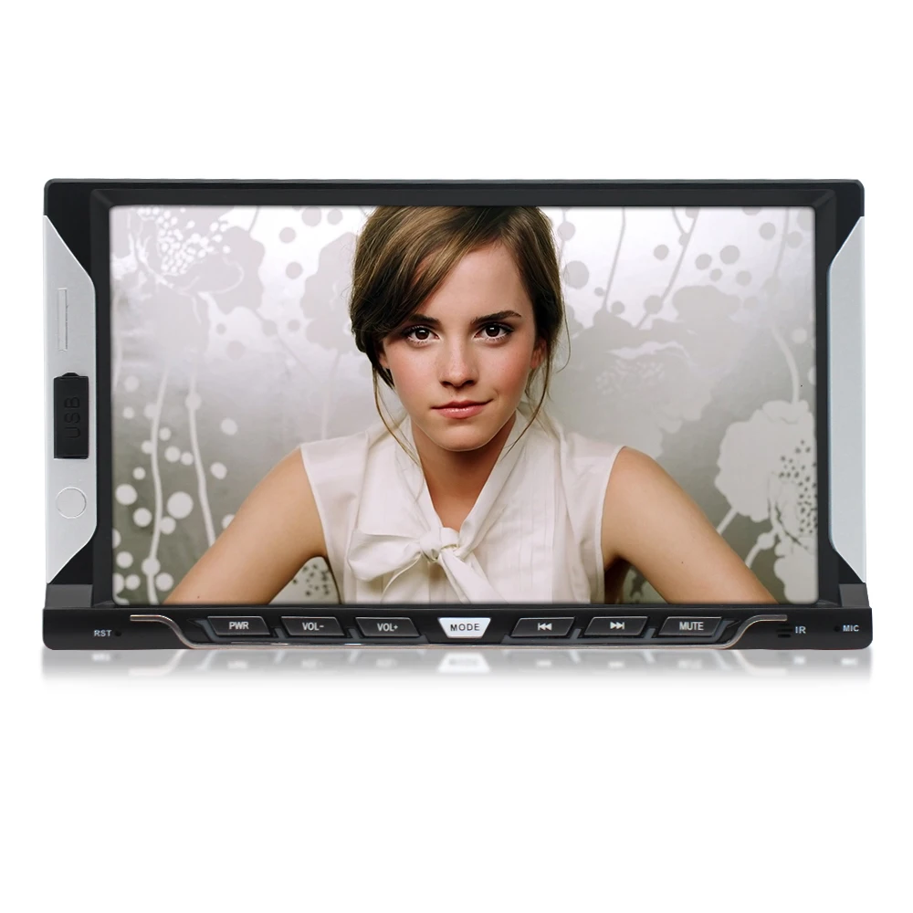 2 Din Автомобильная магнитола " Android 8,1 1G+ 16GB Автомобильная магнитола 1080P HD зеркальная обратная камера авто стерео радио авто