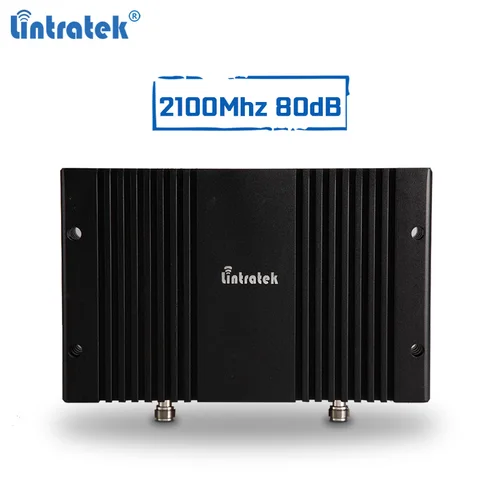 Lintratek 80dBi 3g Ретранслятор 2100 МГц Усилитель сотового сигнала 3g 2g Мобильный усилитель сигнала AGC MGC с ЖК-дисплеем tele 2 #6,1