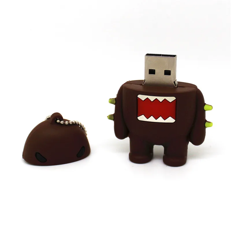 Мультипликационный японский Domo Kun U Disk Girl милая большая кукла насекомое