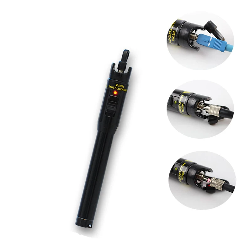 

JW3105A Fiber Optic Visual Fault Locator 650+10nm Range With 10mw VFL 10km Fiber Optic Cable Tester Free Shipping