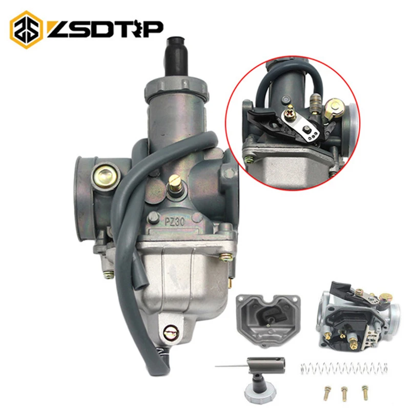 ZSDTRP PZ26 PZ27 PZ30 карбюратор для мотоцикла чехол honda CG150 125 200 250 XL XF 150 TTR250 ручной
