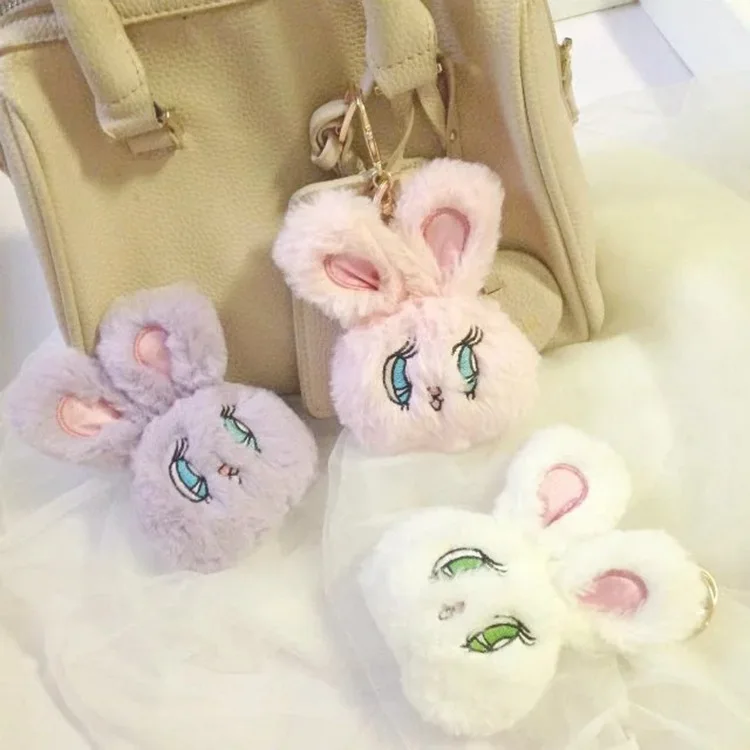Милый кролик Wego плюшевые кошки подвески для брелков с подарком мультяшная
