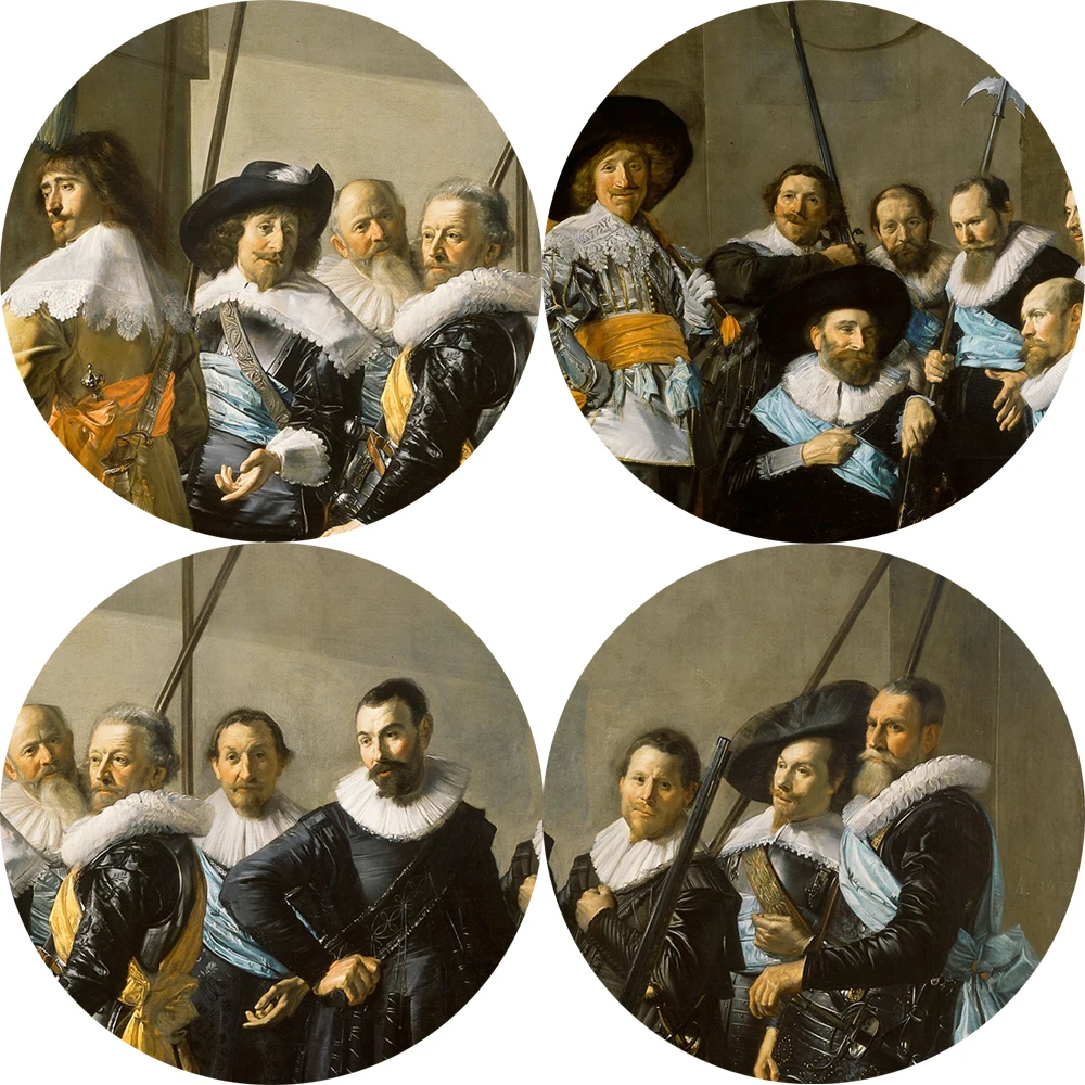 The Meagre Company Canvas настенные картины By Frans Hals Reproductions постеры и принты на холсте