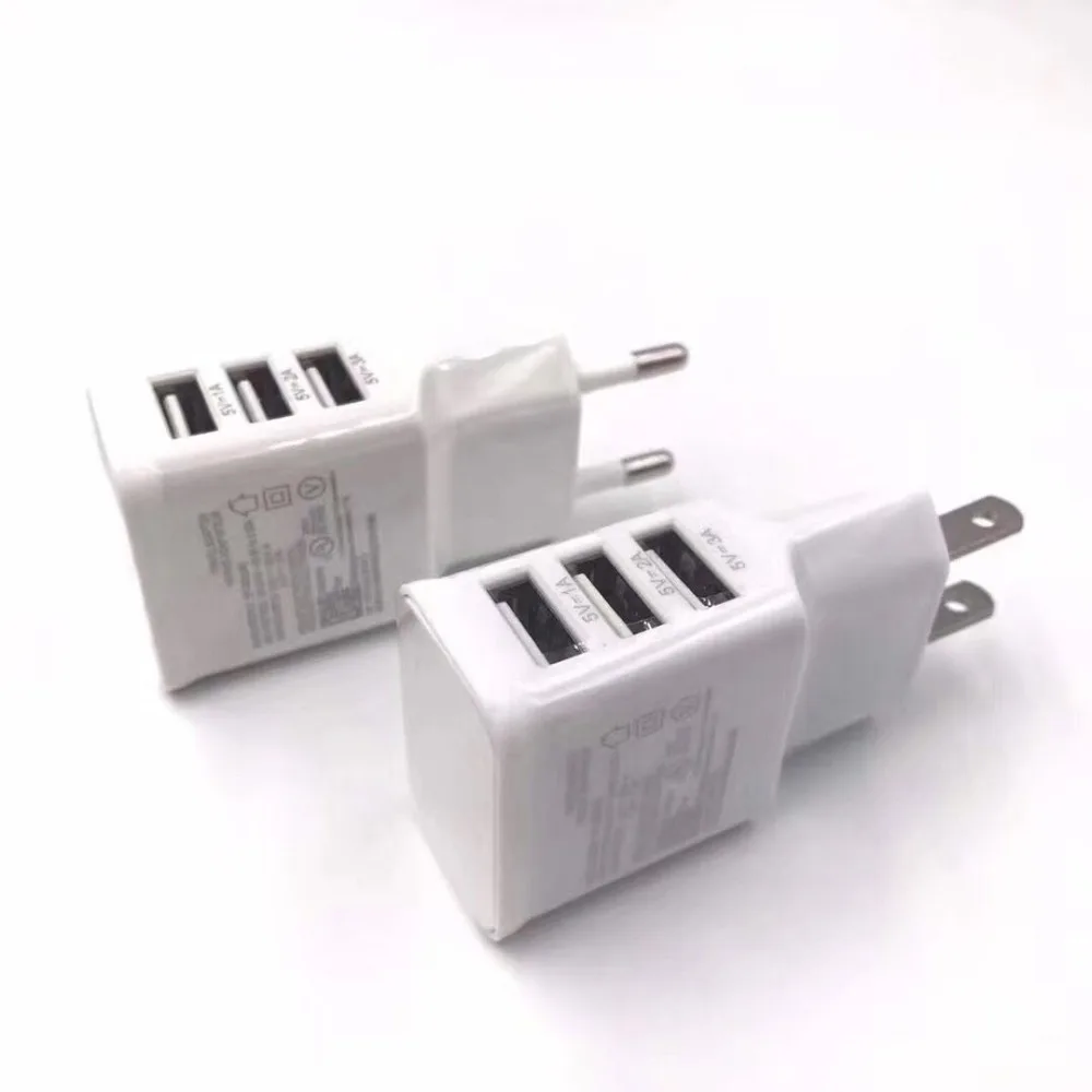 Европейский и американский 5V 1A 2A 3A адаптер мобильного телефона для iphone Samsung xiaomi HTC