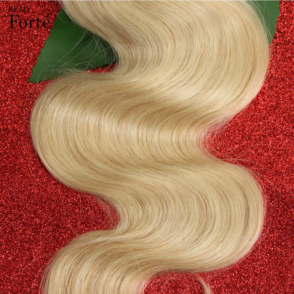 Волнистые волосы Remy forte 26 дюймов волнистые для наращивания 613 блонд|Пряди