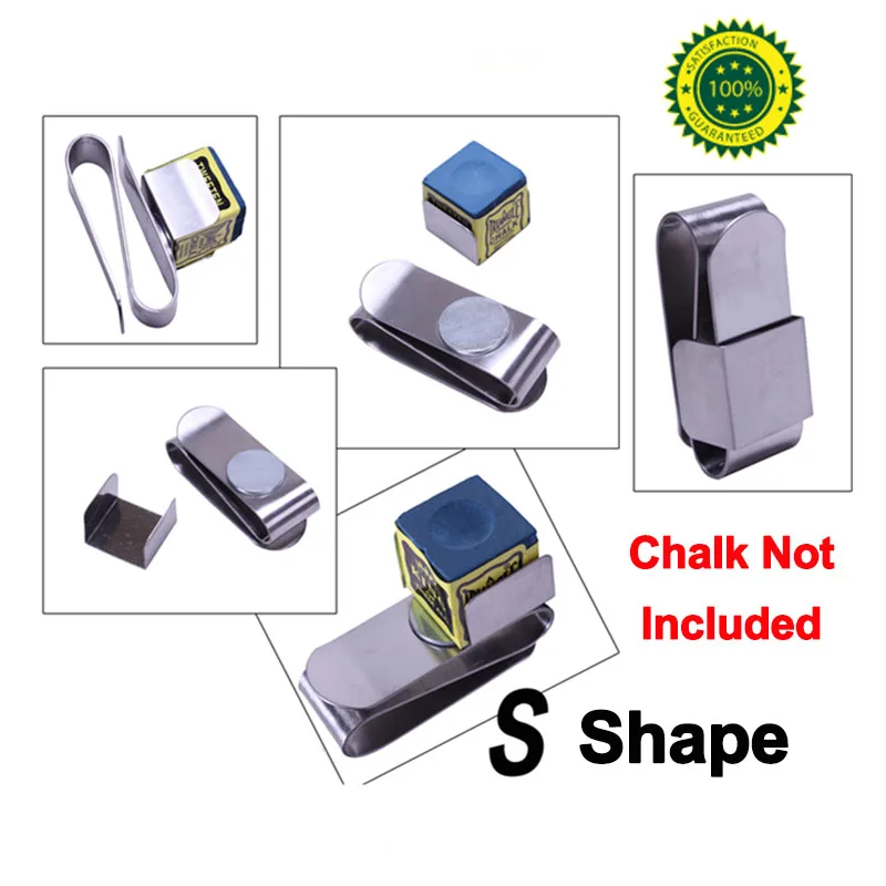 Маленький S форма магнит бассейн Мел для снукера держатель бильярдные аксессуары