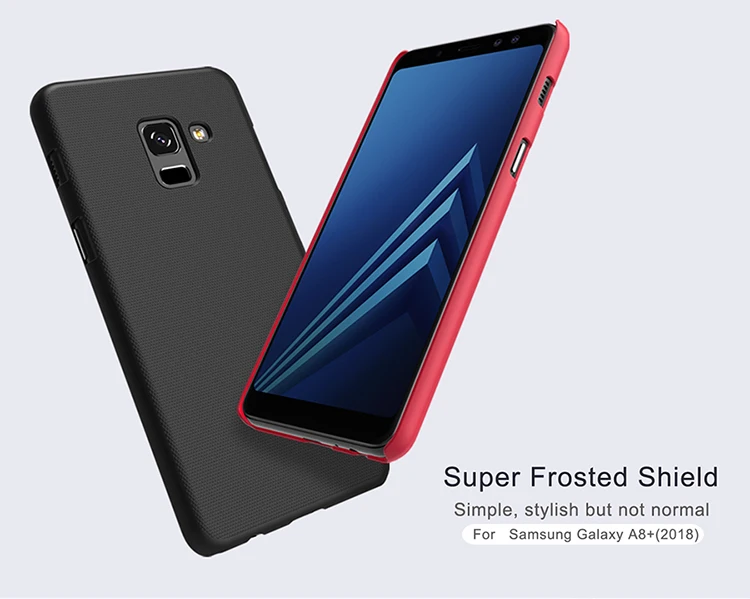 Для samsung Galaxy A8/A8 Plus NILLKIN супер матовый защитный чехол для телефона для Galaxy A8 /A8 Plus с защитной пленкой