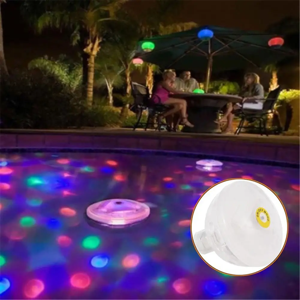 

Floating Swimming Pool Light Underwater LED Waterproof Foundation Bathtub Bulb