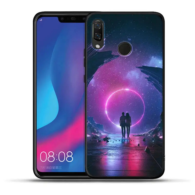 H1231 Чехол Marvel звездное небо для huawei Honor 20 Pro 10 9 9i 8 Lite 8X 8C 7A 7X V20 View 20 Черный силиконовый чехол Grrot Captain Coque - Цвет: H1231