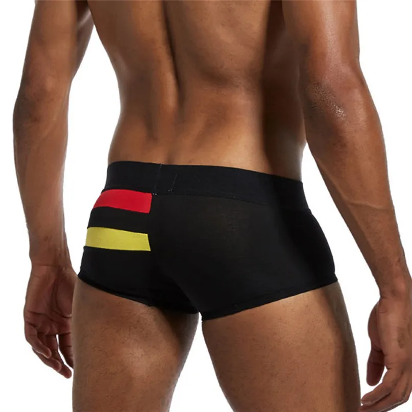 Мужское нижнее белье мягкие боксеры трусы шорты сексуальное плавки с плоскими