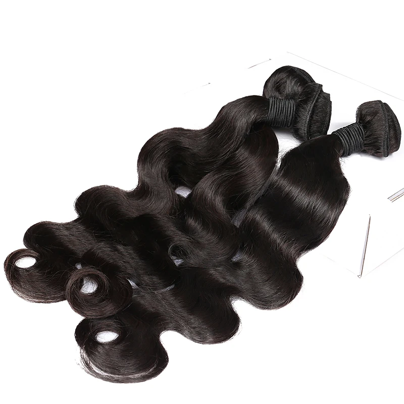 Объемные волнистые пучки 100% бразильские натуральные кудрявые волос Remy для