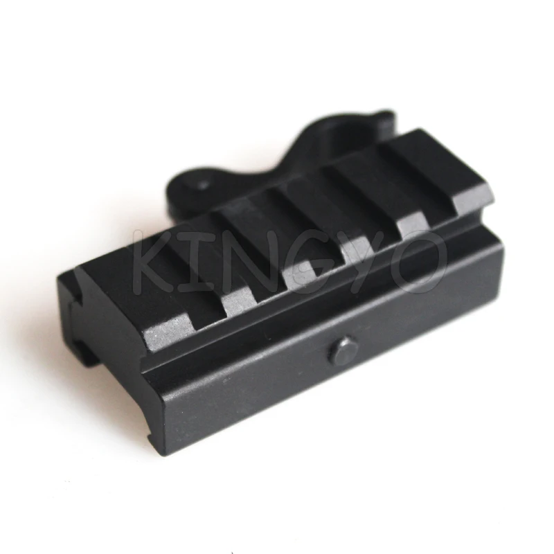 Quick Release Low Profile Riser Block Picatinny Rail Mount Adapter 20mm Hunting | Спорт и развлечения