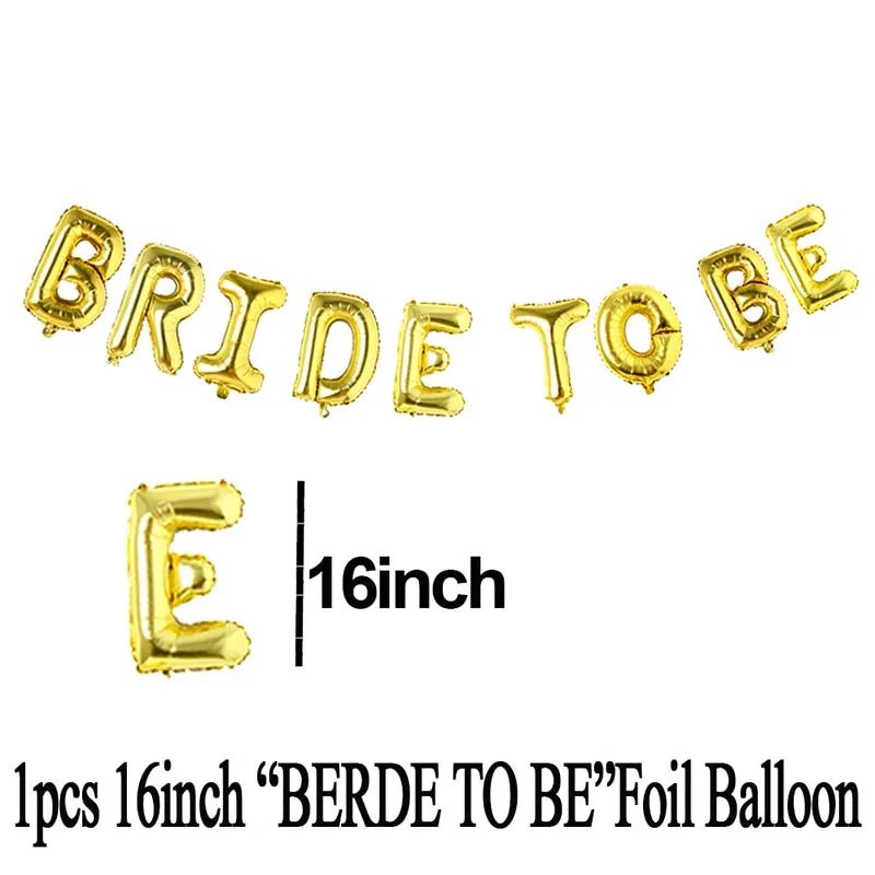 15 шт. розовая Команда Невесты латексный воздушный шар невесты быть баннер курица