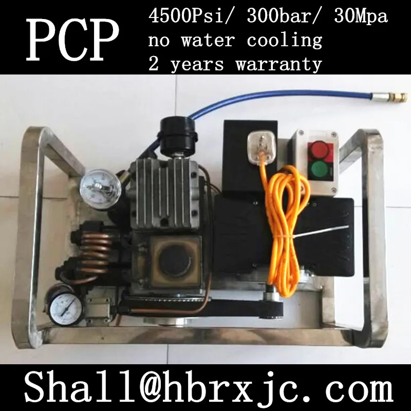 110V 220V тихий Электрический 300BAR 200BAR воздушный компрессор PCP для баллона из
