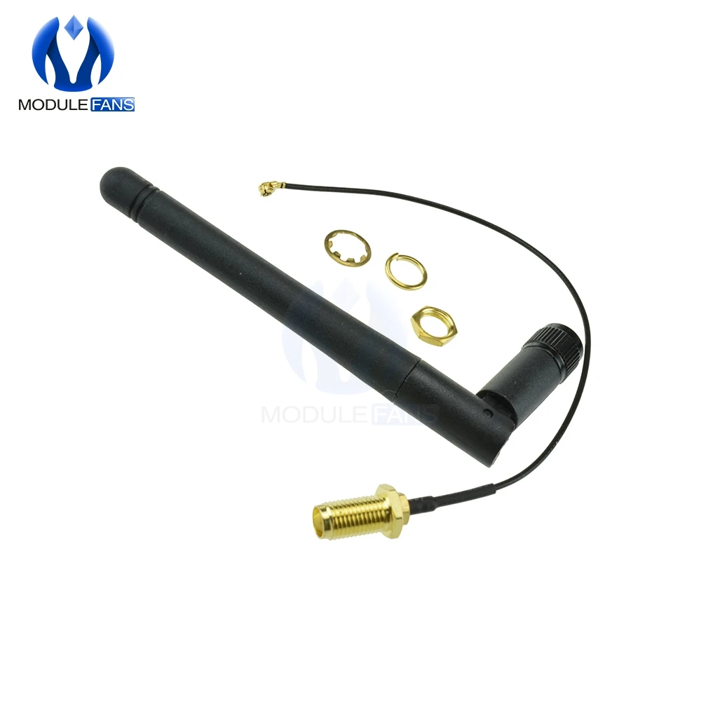 11 см 2 4 г Беспроводной антенна SMA палка 2dB 2.5dB усиления для NRF24L01 PA CC2500 модуль 20 IPX