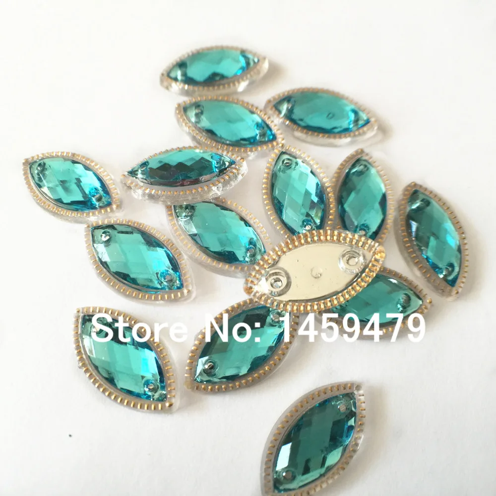 Светильник голубые бусины 10X17 мм 150 шт. алмазные кристаллы со стразами акриловые