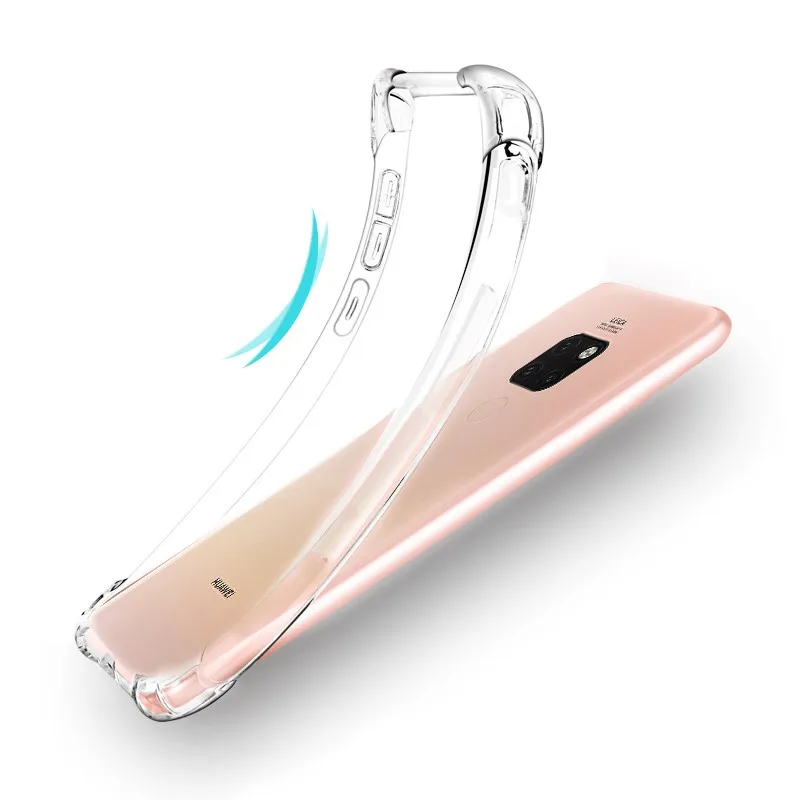 1 шт. для Huawei Mate SE 9 10 20 Lite Pro X прозрачный защитный ТПУ чехол телефона P9 P10 P20 P8 Plus P