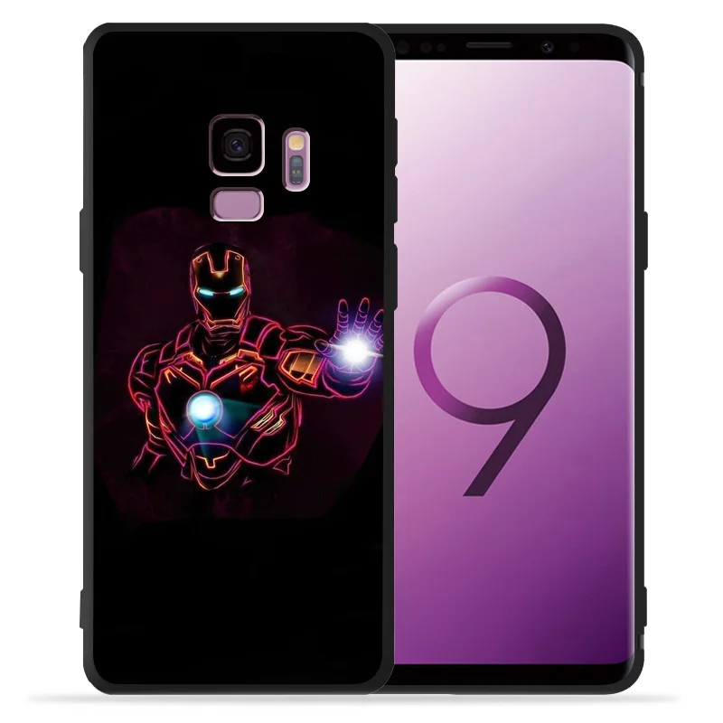Soft Black silicone TPU Cover for Samsung Galaxy J4 J6 2018 Case Avengers: Endgame J3 2017 J8 Plus Coque Etui | Мобильные телефоны