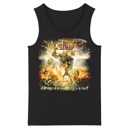 Todhoof Kreator Grindcore тяжелый металл скорость металла Thrash Deathcore мужские майки Азиатский размер - Цвет: 1