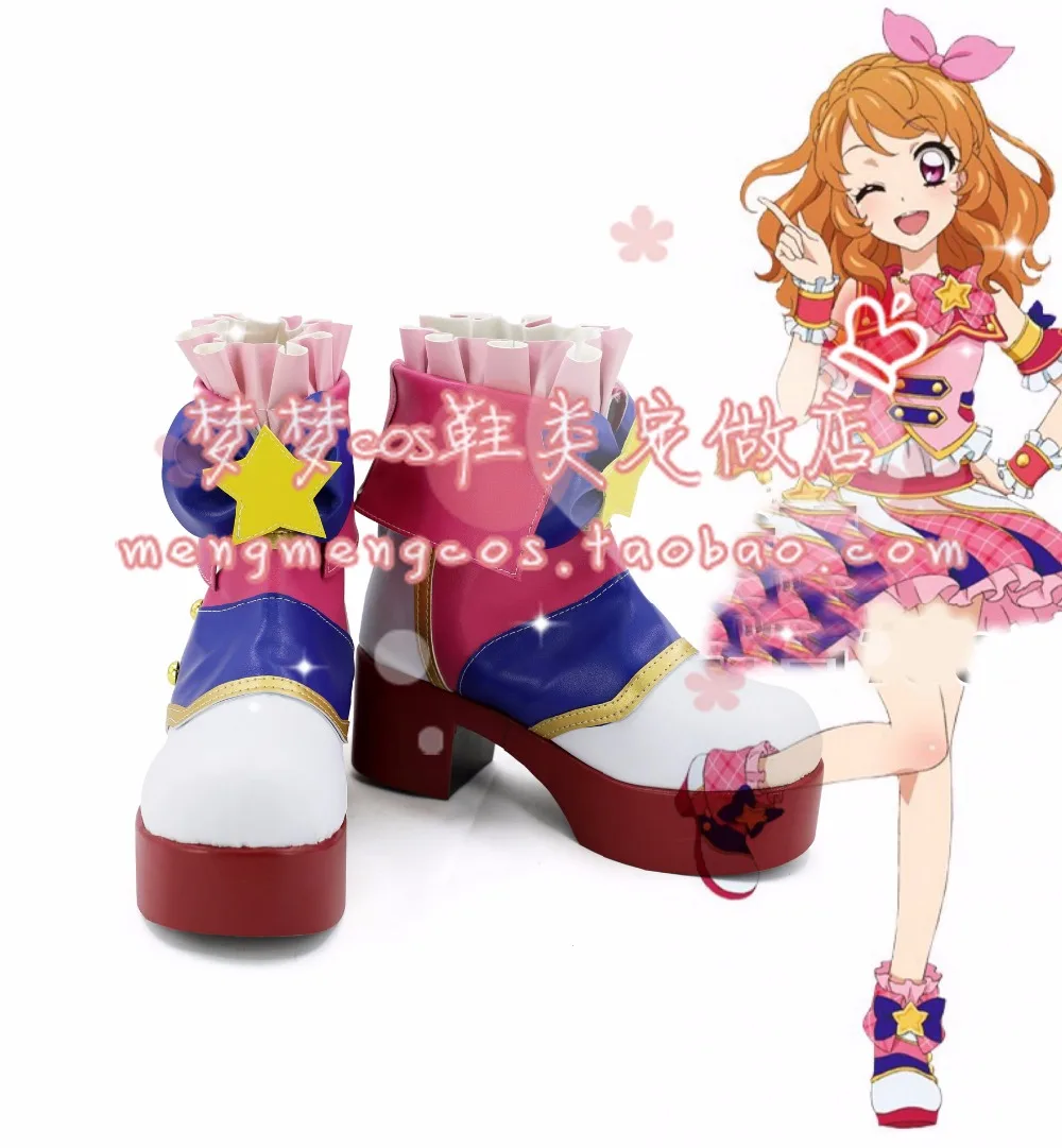 Aikatsu! Обувь для косплея Ozora Akari на заказ 3345|custom made|custom bootsaikatsu cosplay |