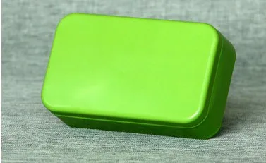 green color Размер: 110x65x32 мм прямоугольная жестяная коробка для упаковки чая, мыльница, коробка для конфет, рекламная Подарочная металлическая коробка - Цвет: green color