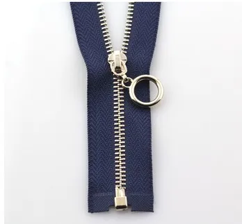 navy blue 1 шт. открытого конца застежки-молнии металла эко-70 см бронзовая молния для пуховое пальто одежда на молнии вспомогательные инструменты для шитья P054 - Цвет: navy blue
