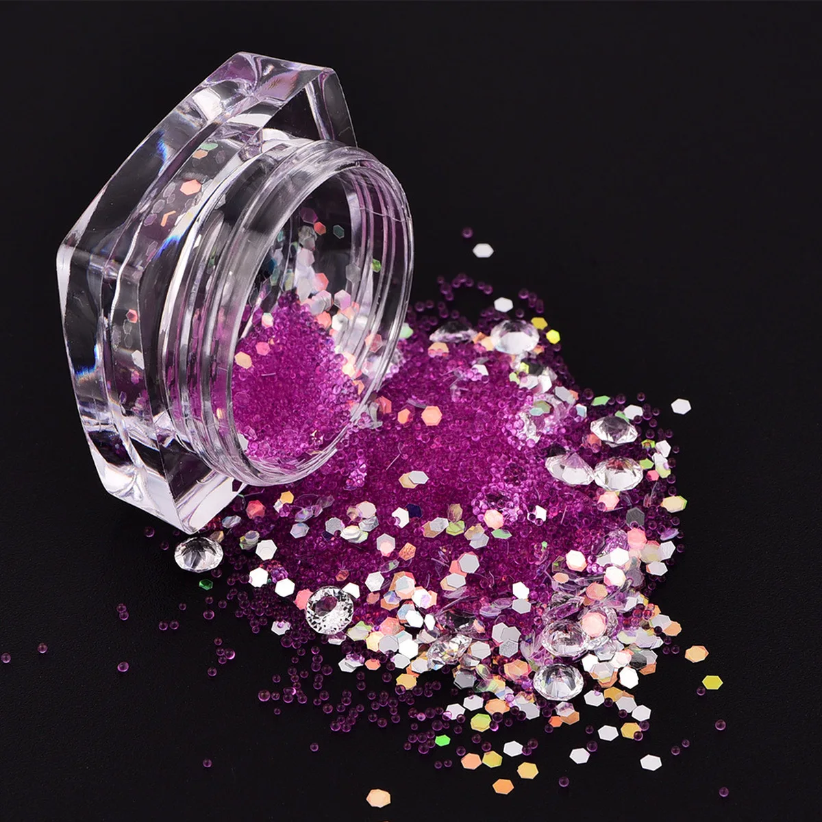 Ногтей Блестки Хрустальные Бусины смешивания Ясно Стразы для ногтей сладкие