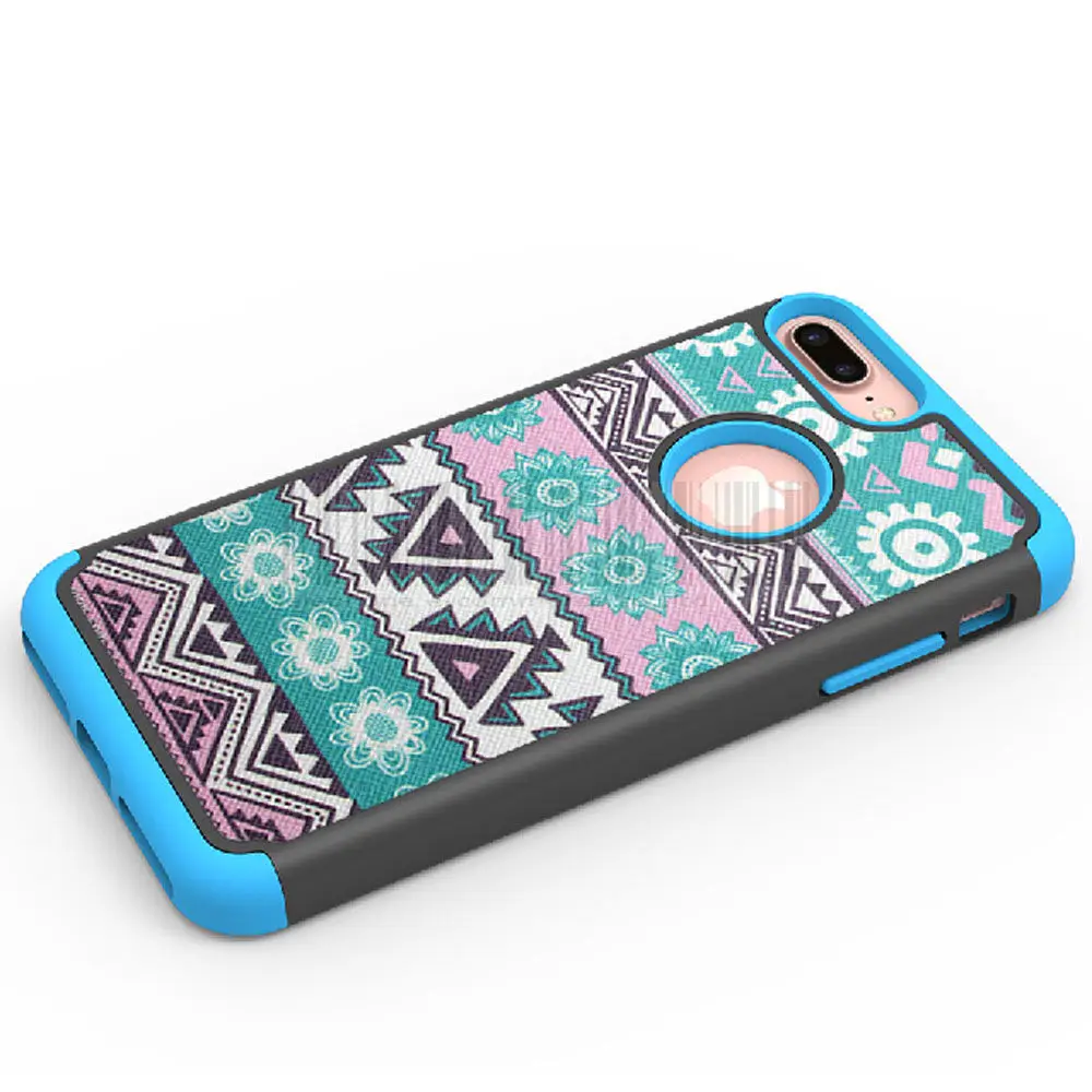 Shockproof Dual Layer Tribal Totem Printed Fundas Light Cases Hybrid Armor Impact Protective Cover For Apple iPhone 7/7 Plus | Мобильные