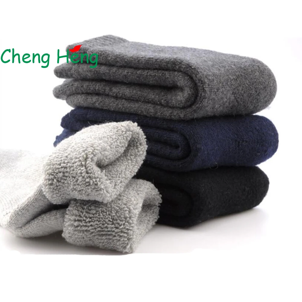 Зимние новые женские толстые шерстяные носки CHENG HENG 5 цветов | Женская одежда