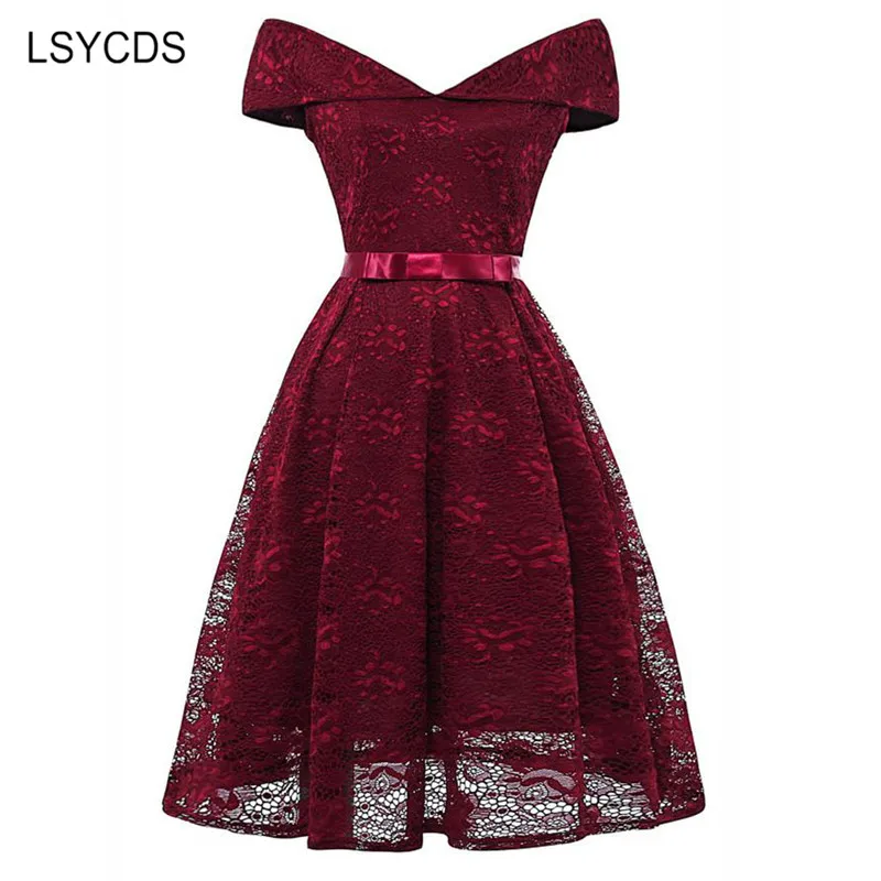 Женское кружевное платье винтажное повседневное вечернее большого размера 2020 |