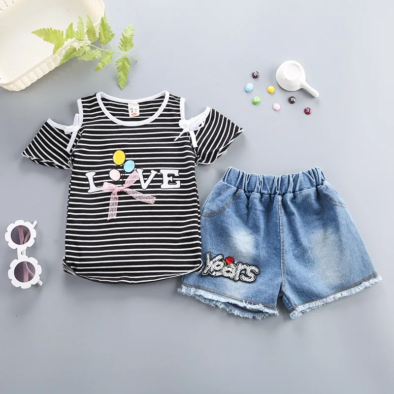 ExactlyF boys clothing sets spring autumn children tracksuit suit kids casual tops t-shirts+pant baby for outfits |