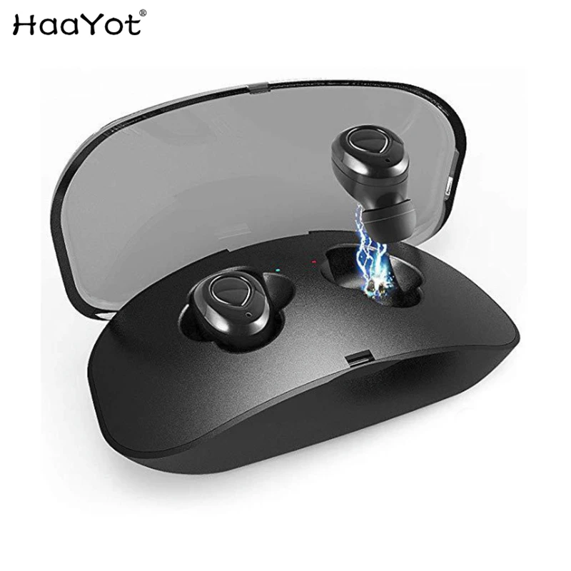 HAAYOT TWS V4.2 Bluetooth наушники Двойные стерео беспроводные бас гарнитура Handsfree для