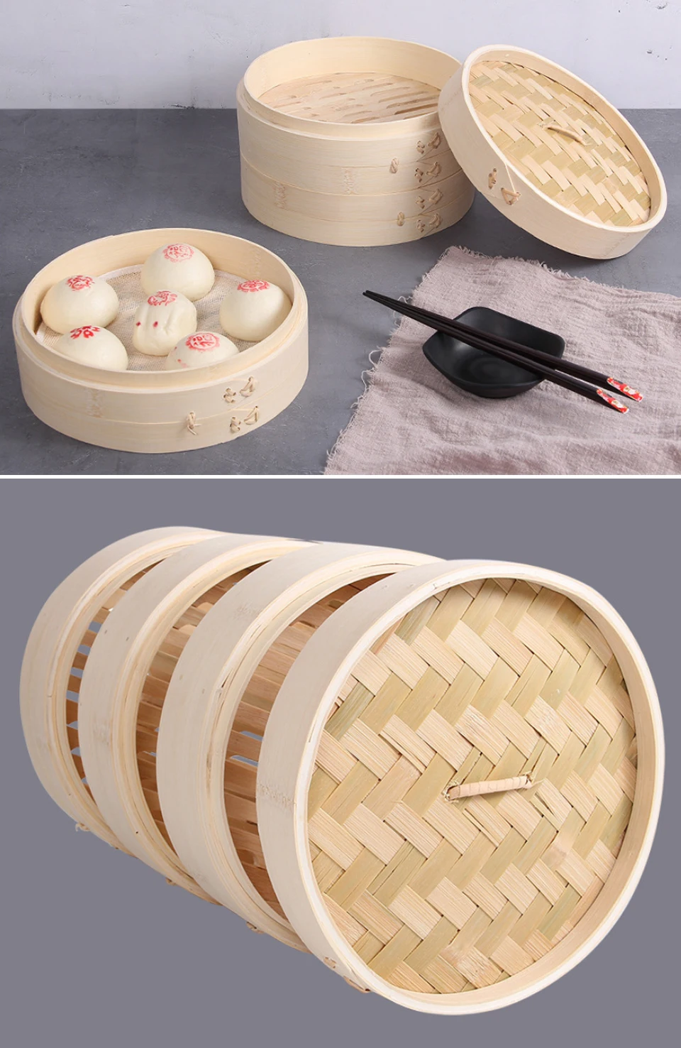 CAKEHOUD, кухонный бамбуковый Пароварка, рыба, рис, овощная корзина для закусок, набор инструментов для приготовления пищи, ручной работы, Бамбуковая Пароварка, чтобы отправить пароварку, ткань